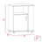 Kit Lower Microwave Cabinet, Single Door, Three Side Shelve -White-1932828919