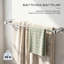 Porte-serviettes mural en chrome poli 22,8 po Linea-126362068