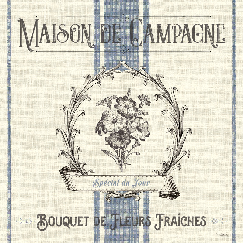 French Farmhouse IV by Pela Studio - Wrapped Canvas Print, 121.92cm H x 121.92cm W x 3.8cm D