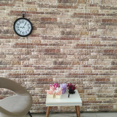 Panneau mural 3D l 39,4 po x H 19,7 po - paquet de 10