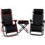 Ensemble de chaises longues inclinables avec table Rowell-274320987