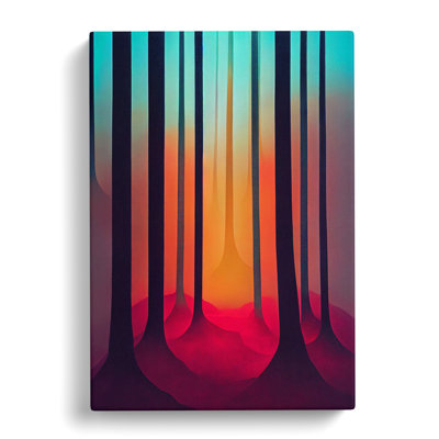 CAN-V0523-1007X Forest Neon - Wrapped Canvas Print