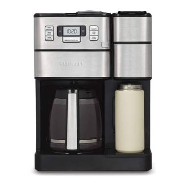  Cuisinart Coffee Maker, 12-Cup Glass Carafe, Automatic Hot & Iced  Coffee Maker, Single Server Brewer, Stainless Steel, SS-16: Home & Kitchen