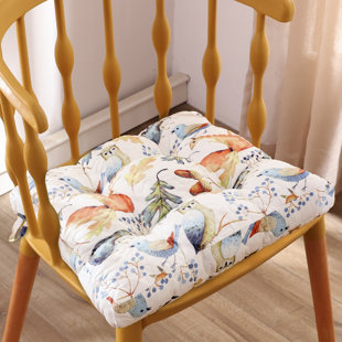 Quilted Reversible Indoor Chair Pad Cushion