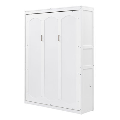 Lit escamotable moderne avec tablettes