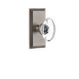 Grandeur Carré Plate Single Dummy with Provence Crystal Door Knob