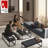 Square Coffee Table, Footstool-1186056104