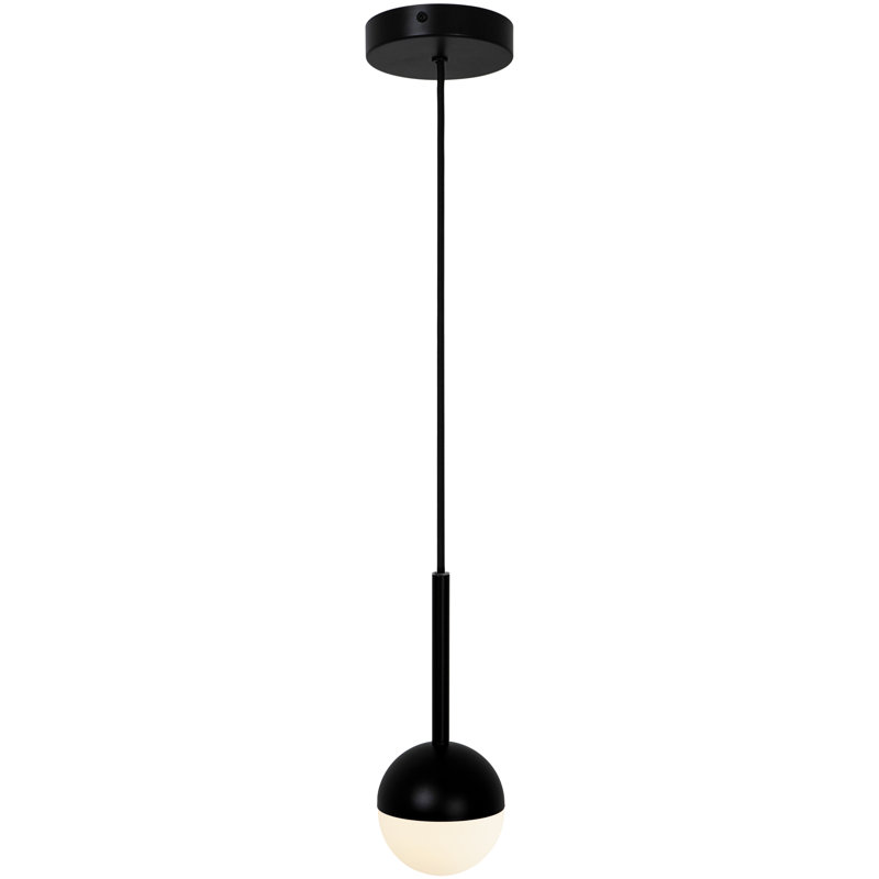Contina 1 - Light Sphere Pendant, Black