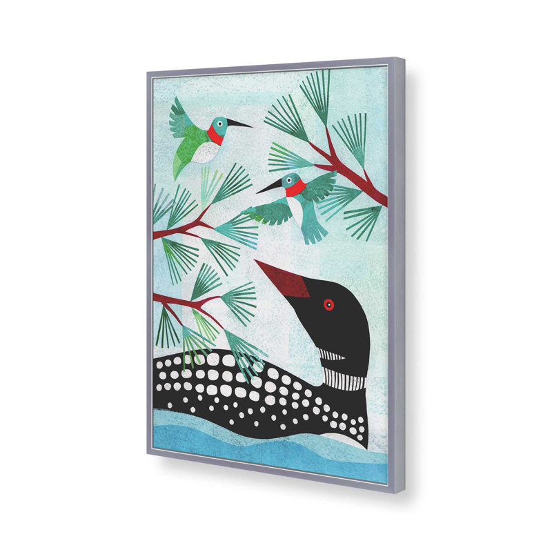 Reproduction d'art «Wilderness Collage x16» par Kim Conway, H 18 po x l 12 po, Impression sur cadre ouvert sans papier mat