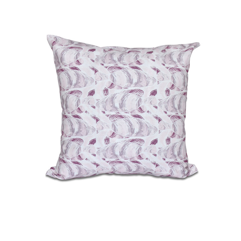 Housse de coussin d'extérieur carré Beach Insert, Violet, H 16 po x l 16 po
