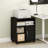 Home Office Under Desk Printer Holder with Wheels and 2 Lockable Swivel Casters, Espresso