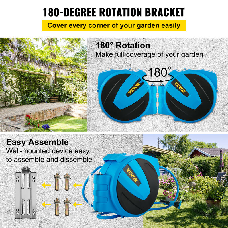 Plastic Wall Hose Reel