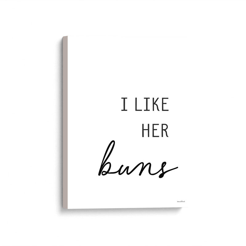 «Guns and Buns 2» par lettrage et reproduction d'art, L 30 x H 40, Ne s’applique pas, Toile tendue