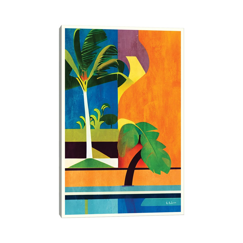 Vibrant Tropical Palms, 66.04 cm H x 45.72 cm W x 3.175 cm D, Does Not Apply
