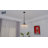Modern Gold Crystal Chandelier Amber Crystal Pendant Light 6 Lights For Bedroom Dining Room Entryway Hallway Office Bathroom Ul Listed