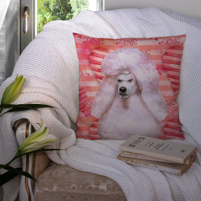 Coussin décoratif intérieur/extérieur morkie love