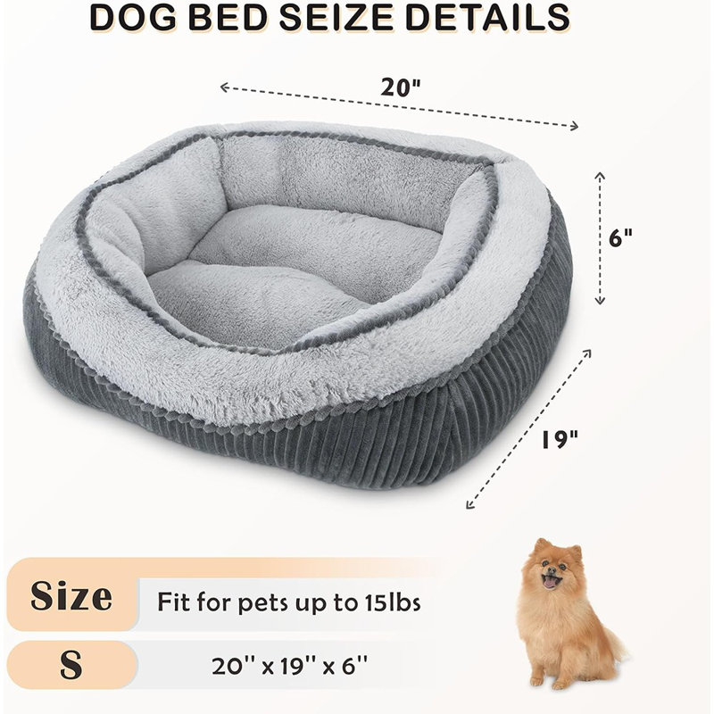 Lits pour chiens pour petits et grands chiens et chats. Lavable ...