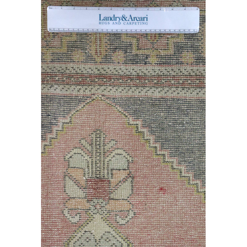 Tapis unique rose / rose cendré 4 pi 8 po x 8 pi 7 po Konya