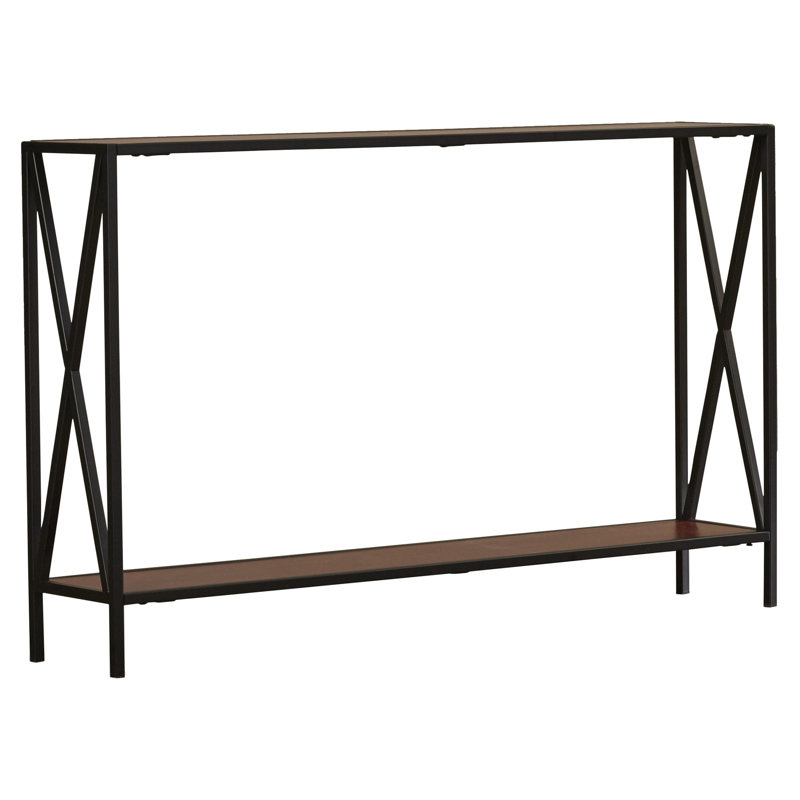 Console de 47,25 po Ariyana, Plateau cerise/base noire