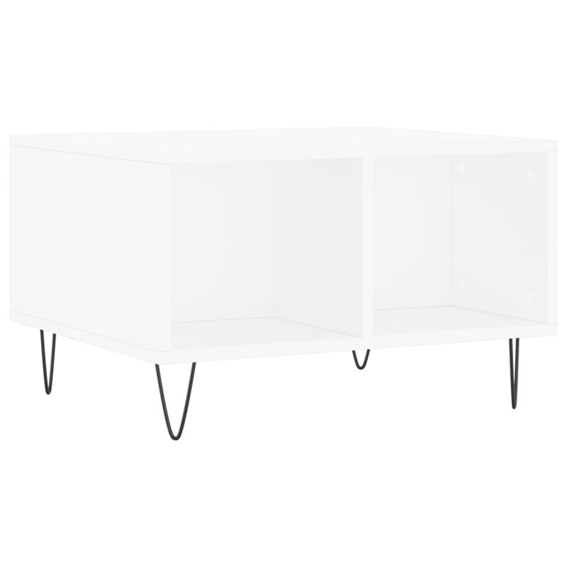 Caihe Coffee Table with Storage, White