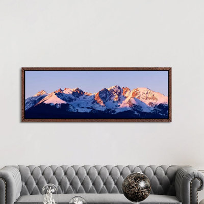 Rocky Mountain Range by Dan Ballard - Panoramic Print on Canvas