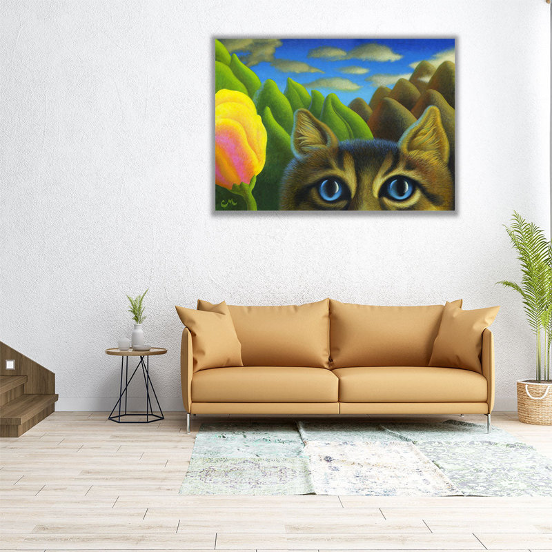 Watching - Canvas Print Wall Art, 24" H x 32" W