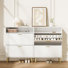 Shoe Cabinet With Open Shelves