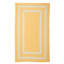 Tapis jaune à motif géométrique tressé Cisbrough-741710635