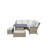 Lyons 6 Seater Dining Set with Cushions