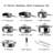 14 Pieces Stainless Steel Cookware Sets Rivetless Cookware with Cool-Grip Handles