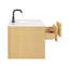Redbridge 42'' Single Wall Mounted Bathroon Vanity with Quartz Top