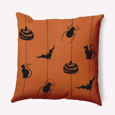 Halloween Web Accent Pillow