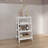 BATHBI 30" High 4-Tier Ladder Shelf Organizer For Bathroom, Side Table, Living Room-326170015