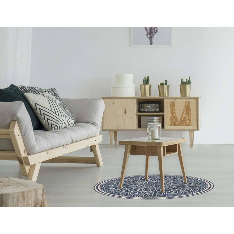 Hoboken Non-Slip Indoor Doormat, Round 68cm