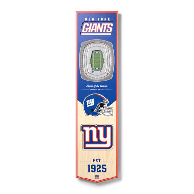 NFL 3D 8x32 Stadiumview Banner
