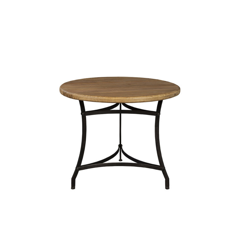 Tripod Solid Wood Dining Table, 36.75" H x