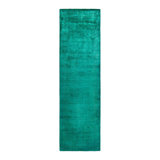 Overyed One-of-a-Kind Runner 2'7" X 9'3" Hand Knotted Area Rug