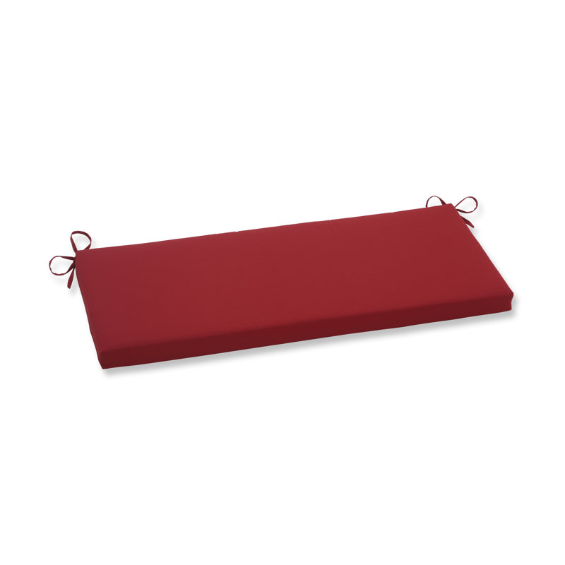 Amarina Outdoor 3'' Bench Seat Cushion, Red