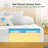 10" Medium Cooling Gel Memory Foam Mattress And Marvelwood Solid Wood Platform Bed Frame Set-king, Brown-1250765916-1250765918