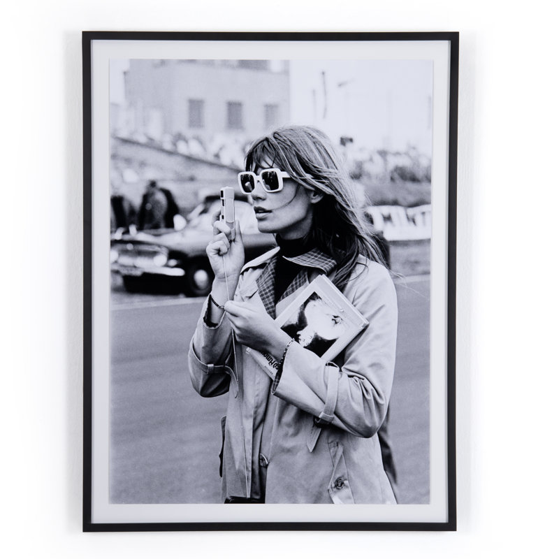 Françoise Hardy Print, 48" H x 36" W x 2.5" D