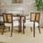 Jad Wooden Dining Chairs With PE Rattan Backs-1611129519-1611129518