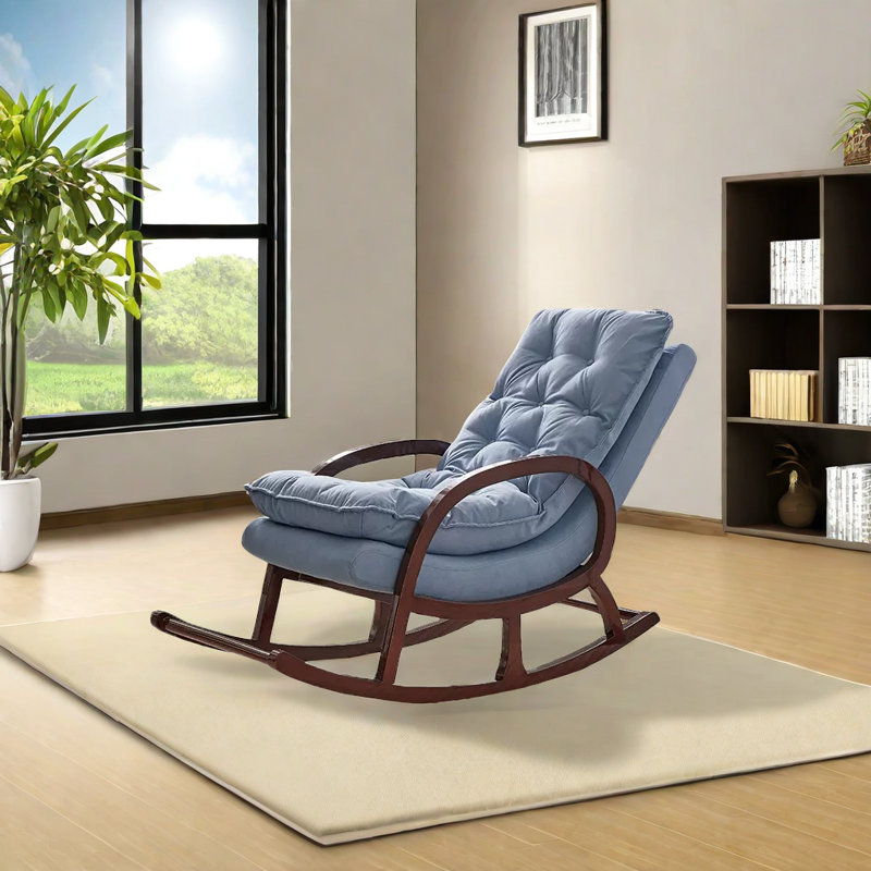 Fauteuil à bascule chinois, Bleu