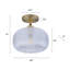 Plafonnier semi-encastré 1 lumière 10 po Adeyne-1119827186-1119817109