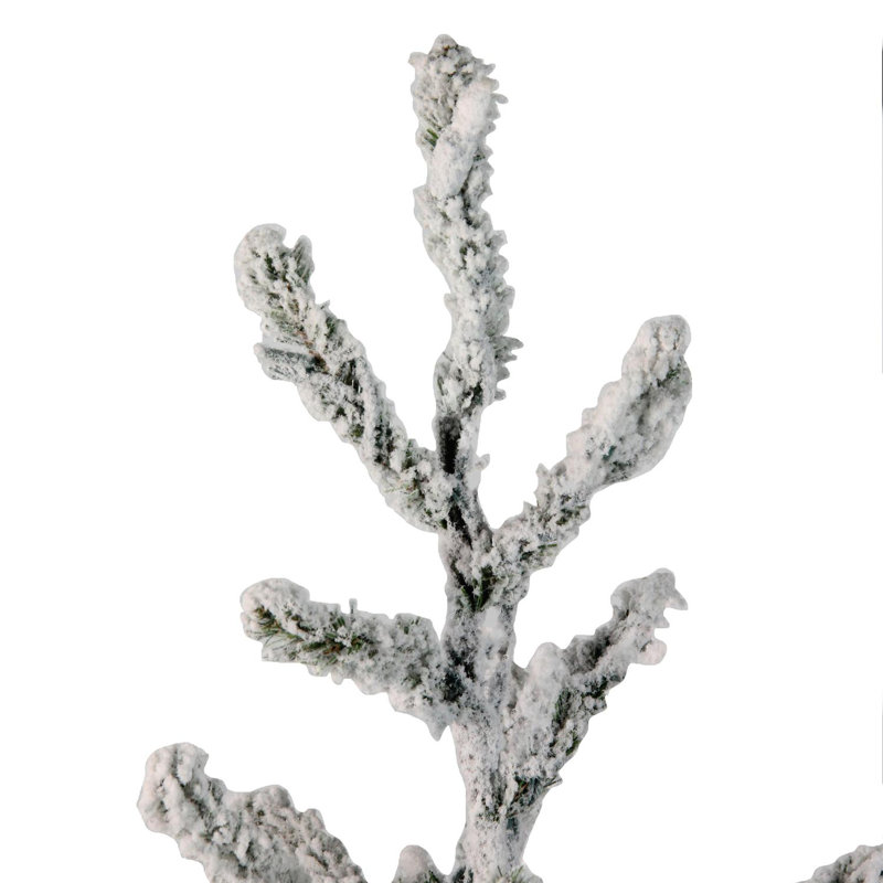 Arbre de Noël artificiel enneigé vert corail 36 "- non éclairé