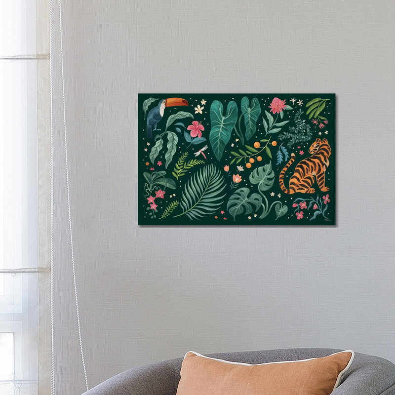 Jungle Love I by Janelle Penner - Wrapped Canvas Print, 66.04 cm H x 45.72 cm W x 3.175 cm D