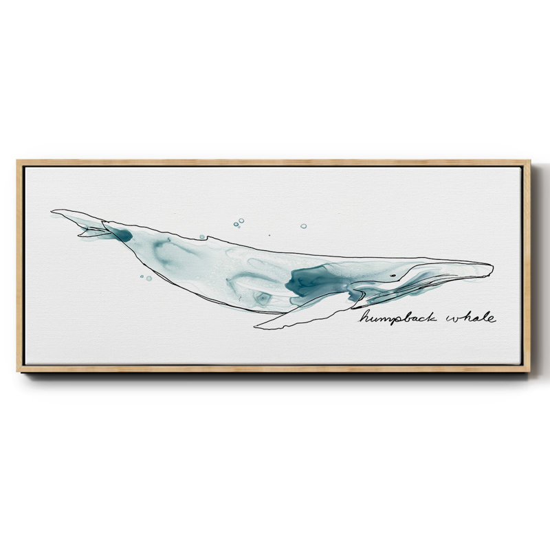 Whale II- Framed Canvas