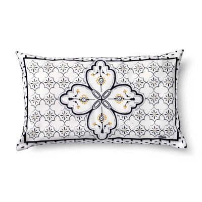 Housse et insert de coussin rectangulaire intérieur / extérieur Dollarhyde