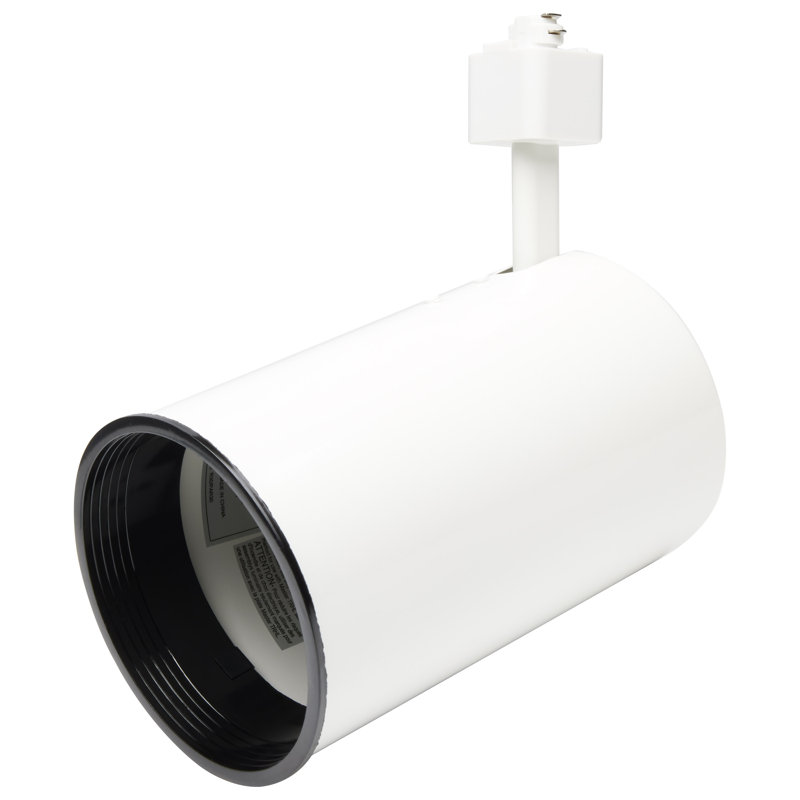 Nuvo White 3-Light Straight Cylinder Track Kit
