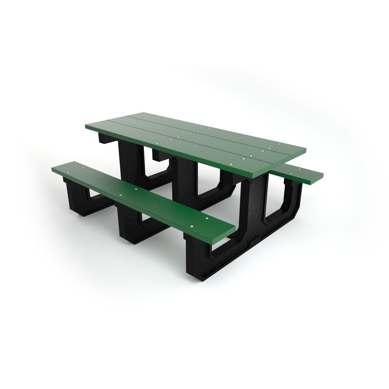 Table de pique-nique Park Place, Vert, H 30,5 po x l 72 po x P 58 po