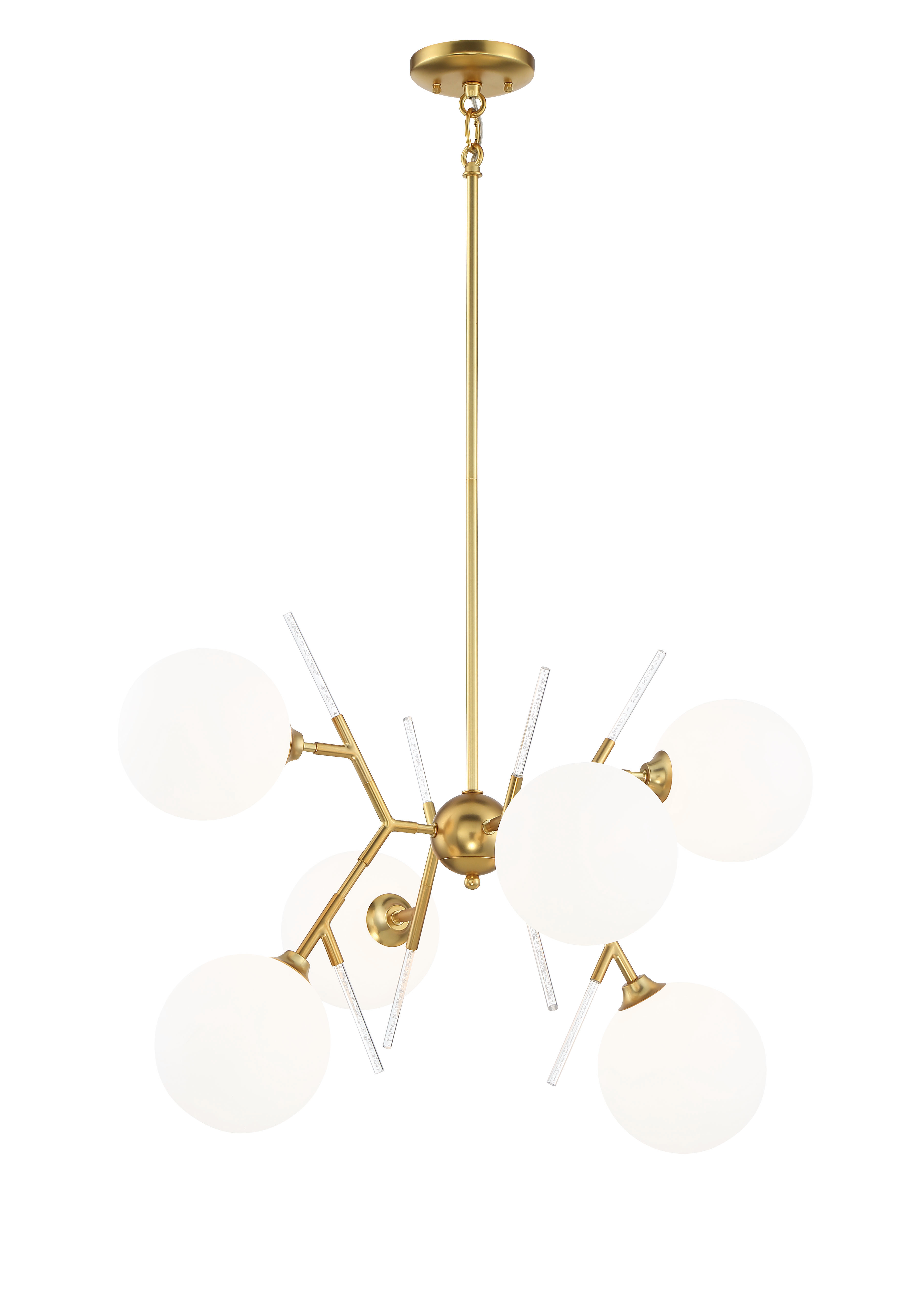 Corrigan Studio Annandale 6 - Light Sputnik Mordern Linear Chandelier ...